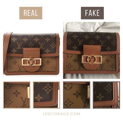 Louis Vuitton DAUPHINE MM Fake VS Real 